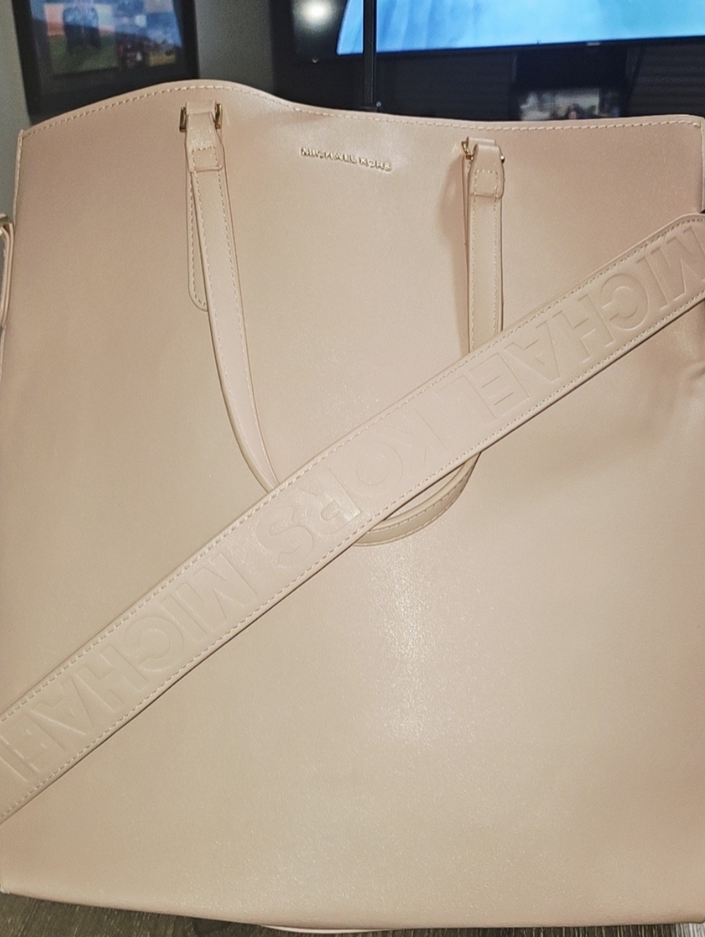 Authentic Michael Kors LE Fragrance Lg tote Bag blush pink with dustbag